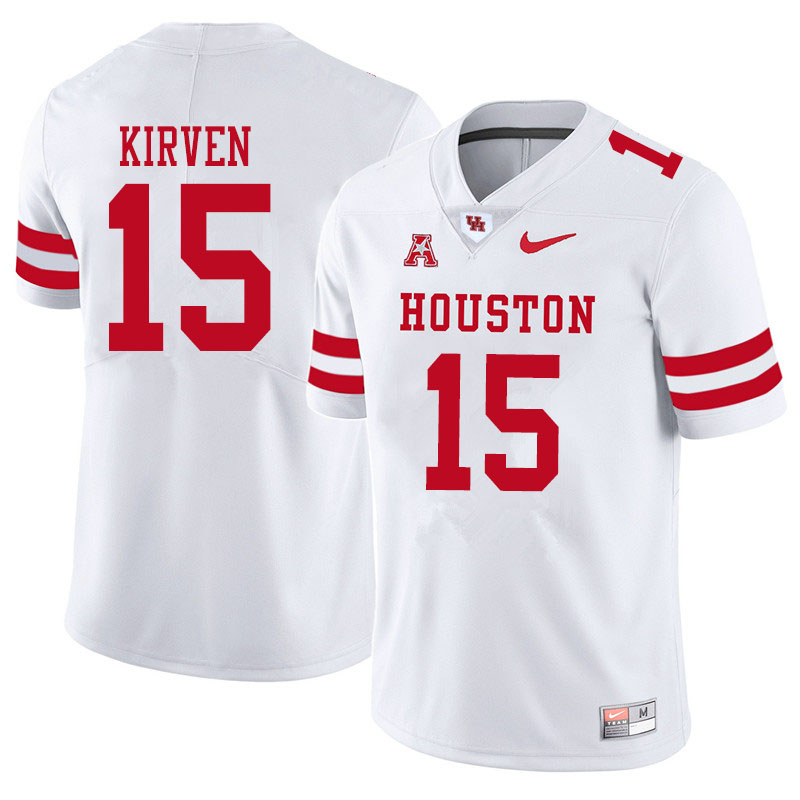 Men #15 Zamar Kirven Houston Cougars College Football Jerseys Sale-White